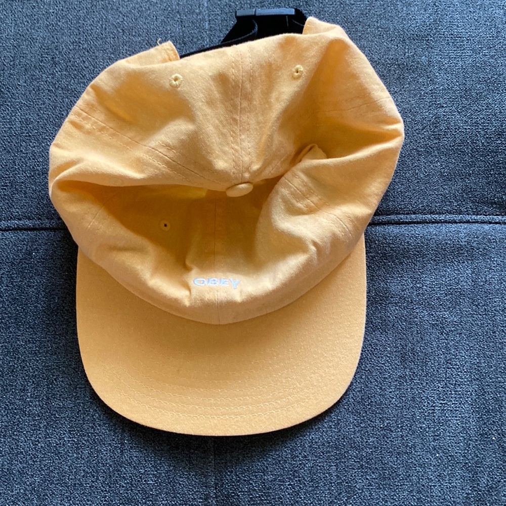Obey Light orange hat Never been worn